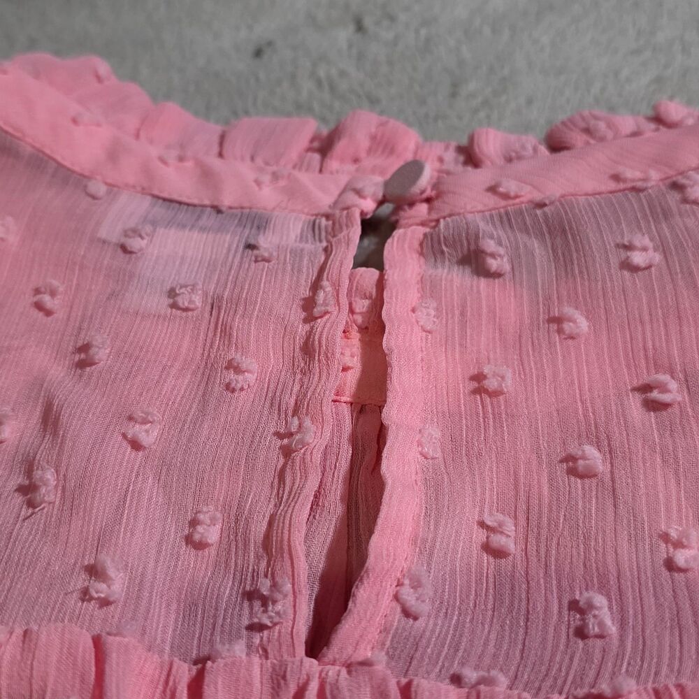 J.crew Swiss Blouse  Blouse Women's Pink Sz XL - Picture 9 of 10